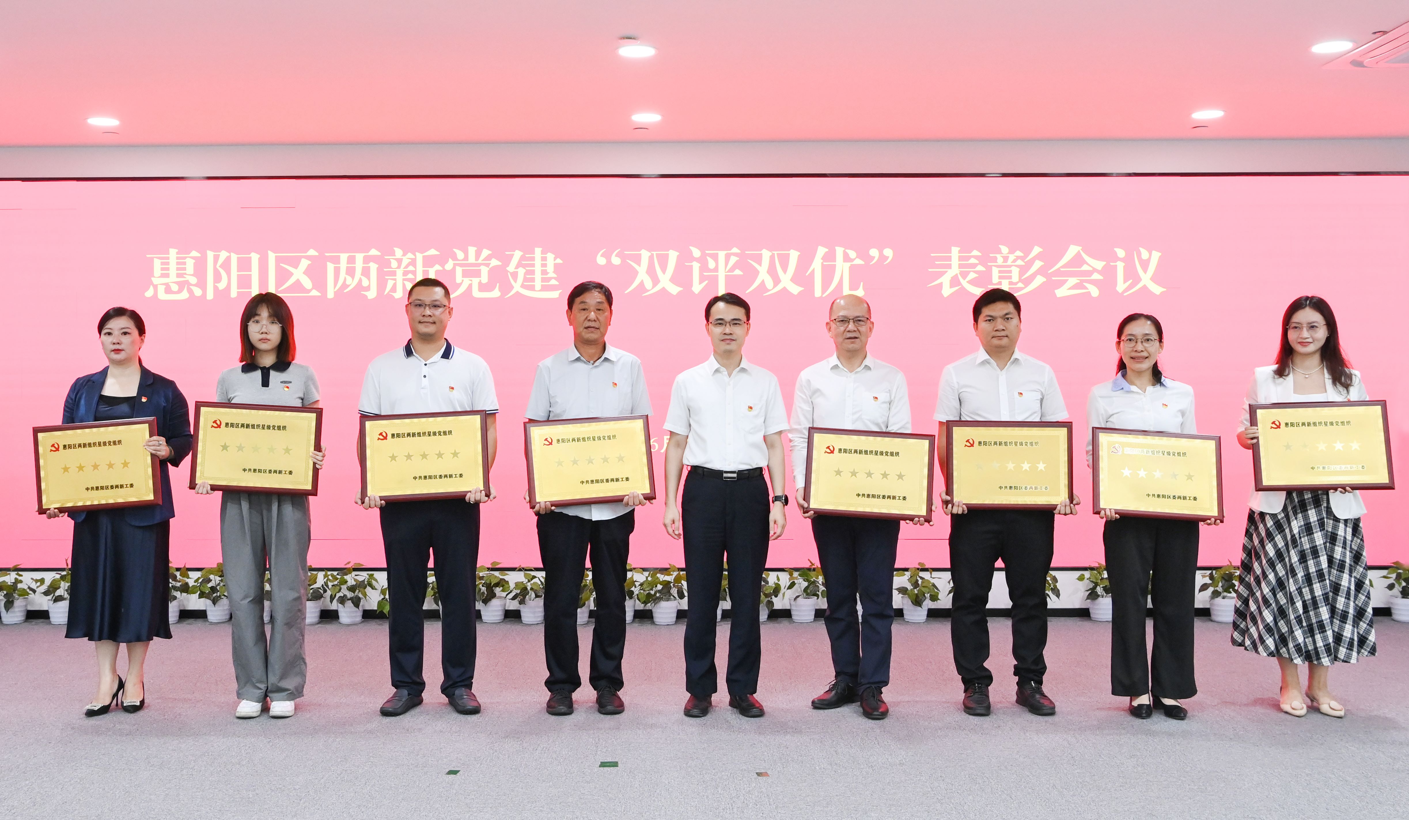 lewin乐玩科技党委荣获惠阳区五星级党组织